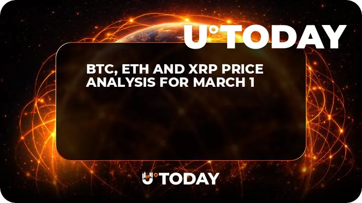 BTC, ETH and XRP Price Analysis for March 1