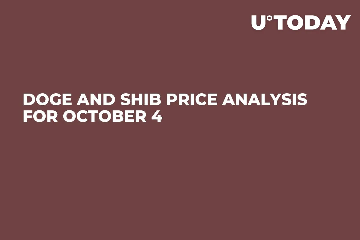 DOGE and SHIB Price Analysis for October 4