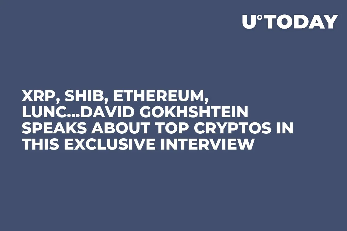 XRP, SHIB, Ethereum, LUNC…David Gokhshtein Speaks About Top Cryptos in This Exclusive Interview