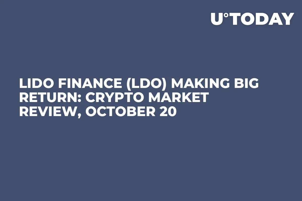 Lido Finance (LDO) Making Big Return: Crypto Market Review, October 20
