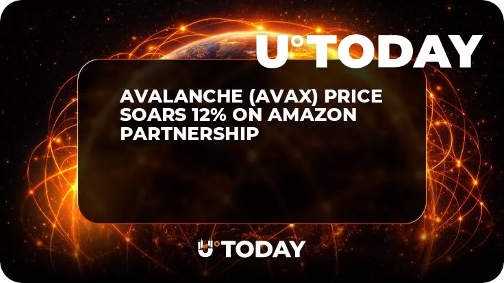 Avalanche (AVAX) Price Soars 12% on Amazon Partnership