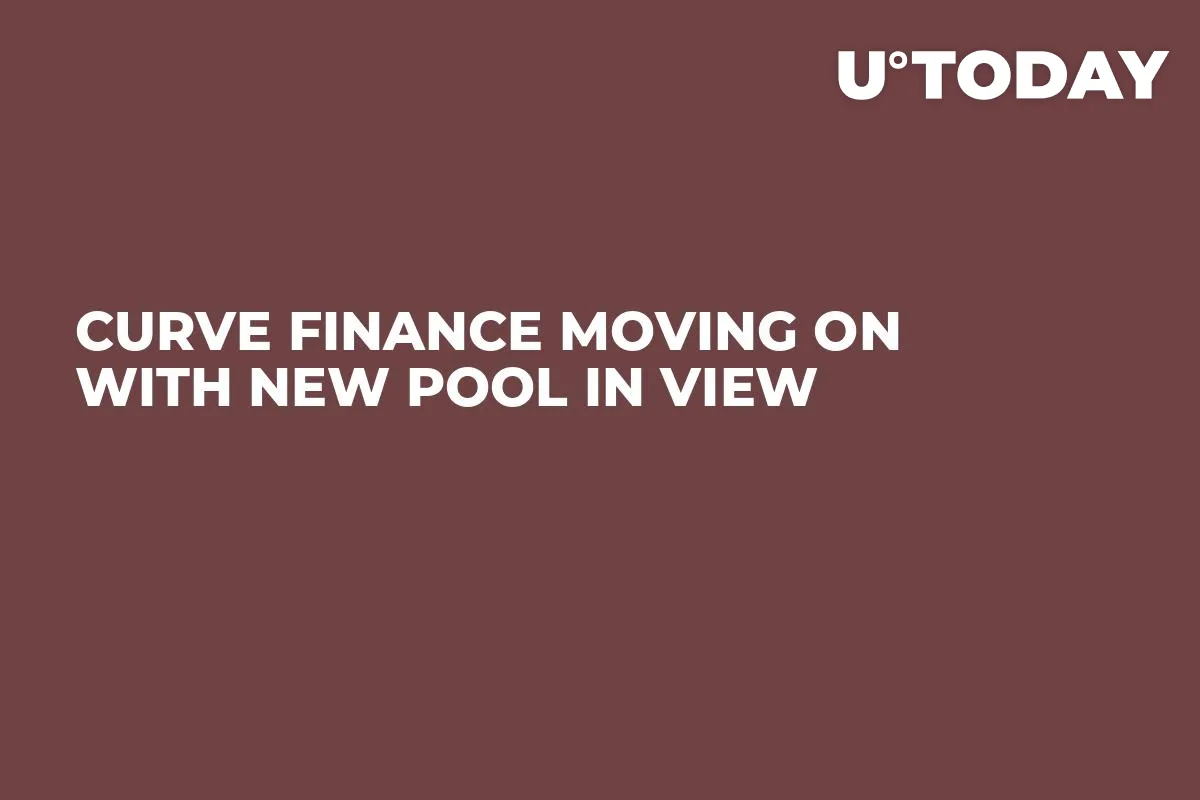 Curve Finance Moving on With New Pool in View