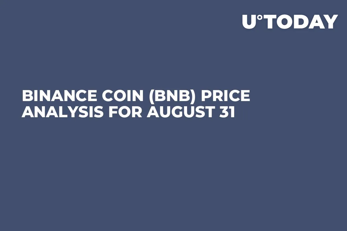 Binance Coin (BNB) Price Analysis for August 31