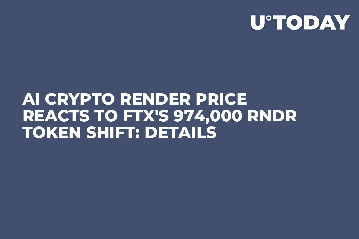 AI Crypto Render Price Reacts to FTX's 974,000 RNDR Token Shift: Details
