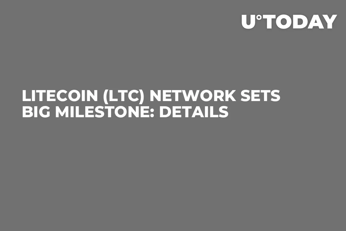 Litecoin (LTC) Network Sets Big Milestone: Details