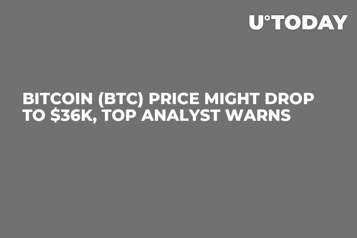 Bitcoin (BTC) Price Might Drop to $36K, Top Analyst Warns