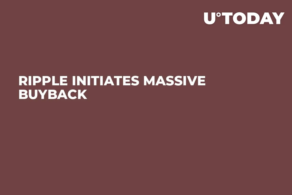 Ripple Initiates Massive Buyback