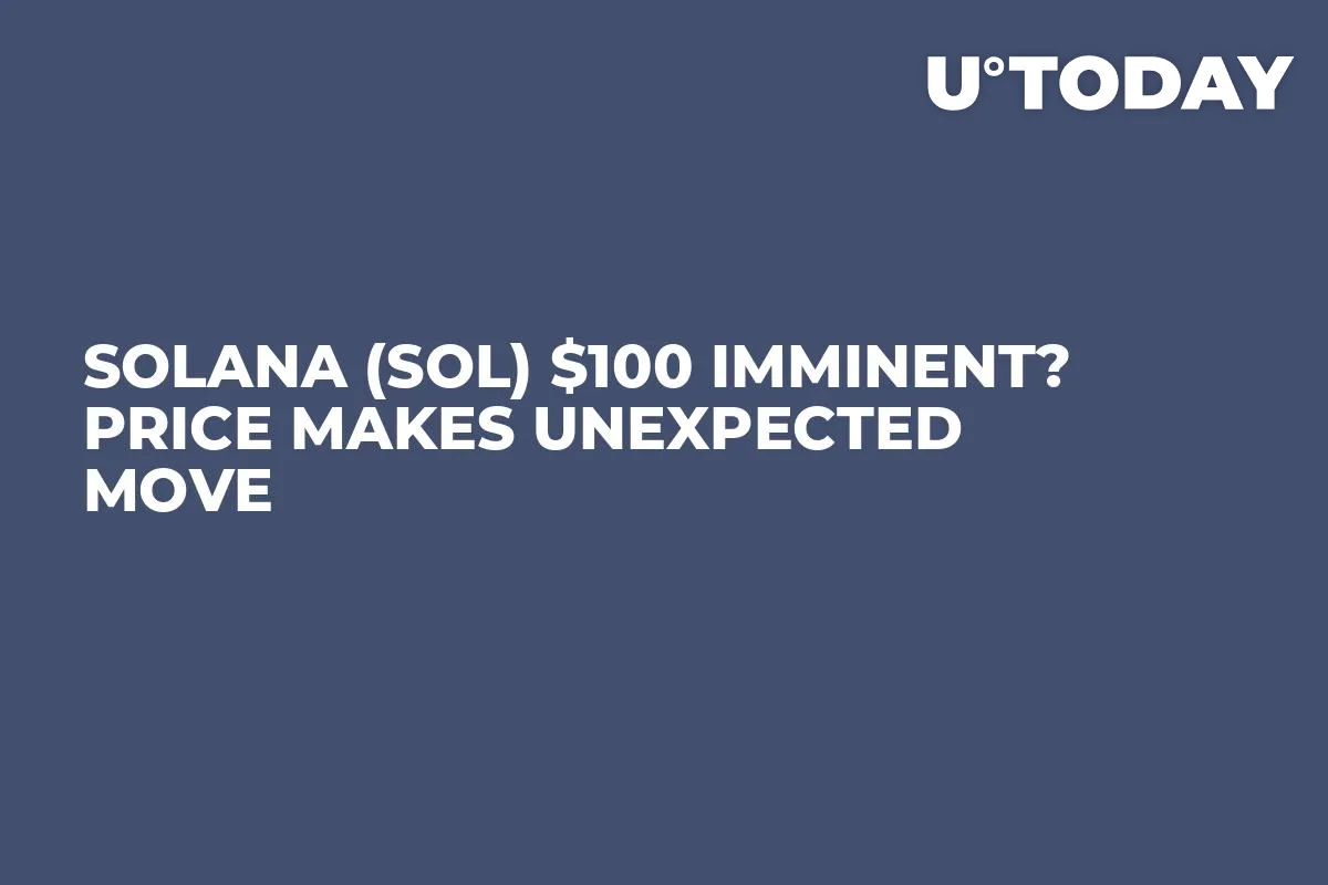 Solana (SOL) $100 Imminent? Price Makes Unexpected Move 