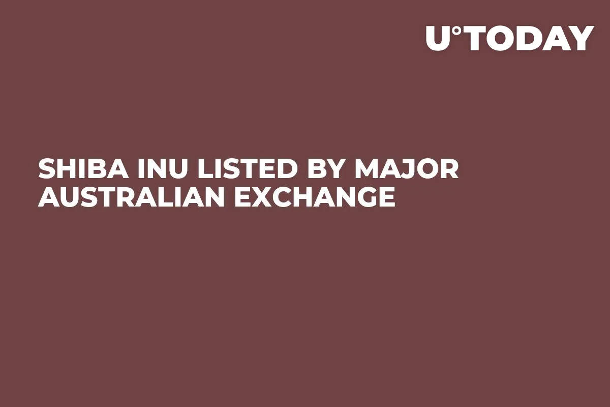 Shiba Inu Listed by Major Australian Exchange