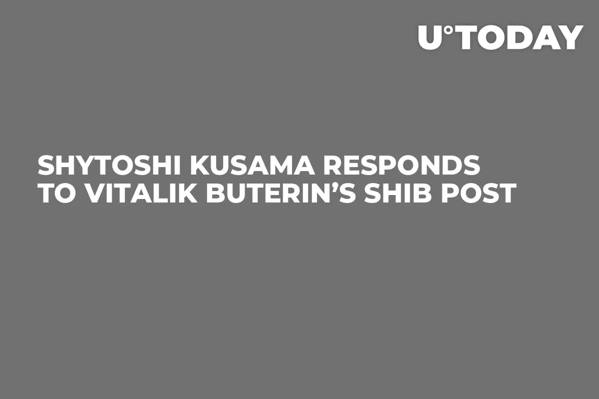 Shytoshi Kusama Responds to Vitalik Buterin’s SHIB Post