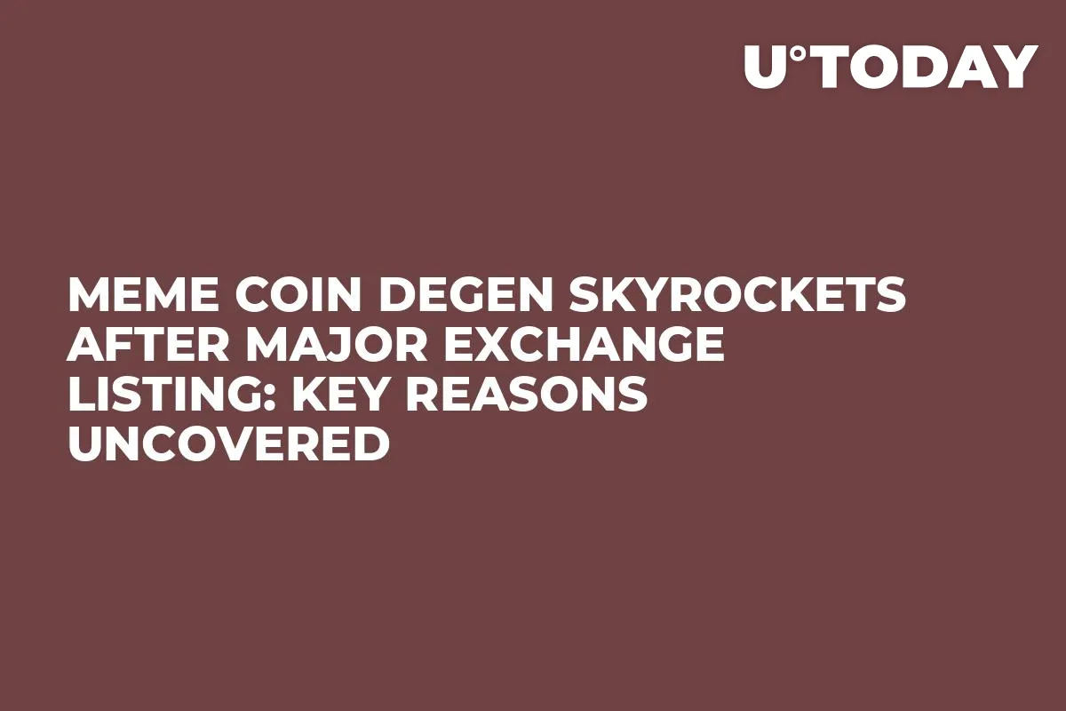 Meme Coin DEGEN Skyrockets After Major Exchange Listing: Key Reasons Uncovered