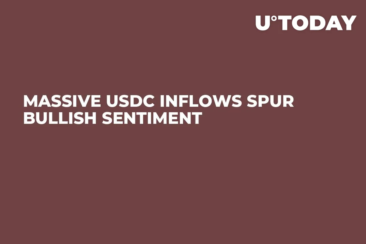 Massive USDC Inflows Spur Bullish Sentiment 