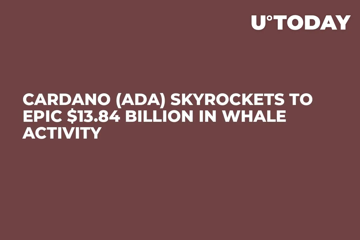 Cardano (ADA) Skyrockets to Epic $13.84 Billion in Whale Activity