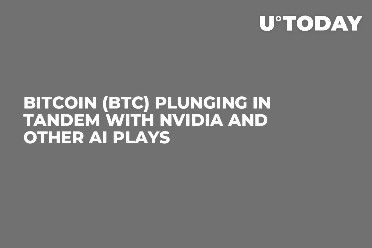 Bitcoin (BTC) Plunging in Tandem with Nvidia and Other AI Plays