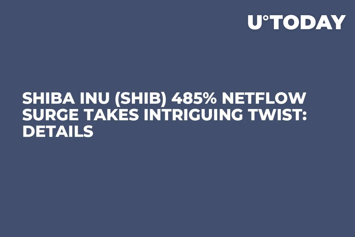 Shiba Inu (SHIB) 485% Netflow Surge Takes Intriguing Twist: Details