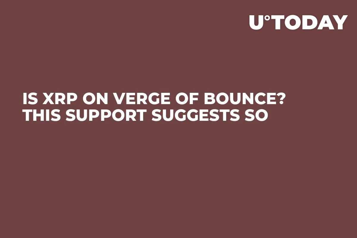 Is XRP on Verge of Bounce? This Support Suggests So