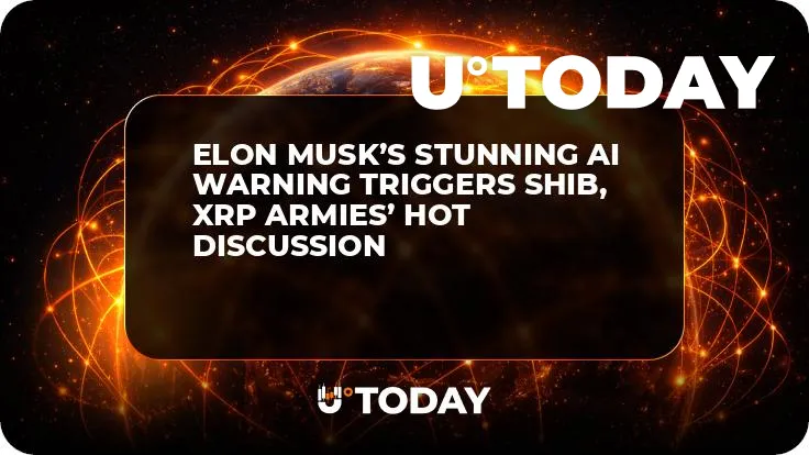 Elon Musk’s Stunning AI Warning Triggers SHIB, XRP Armies’ Hot Discussion