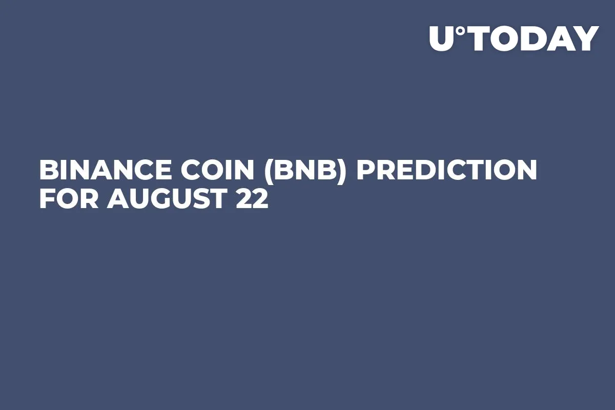 Binance Coin (BNB) Prediction for August 22