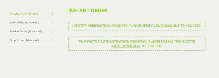 instant order