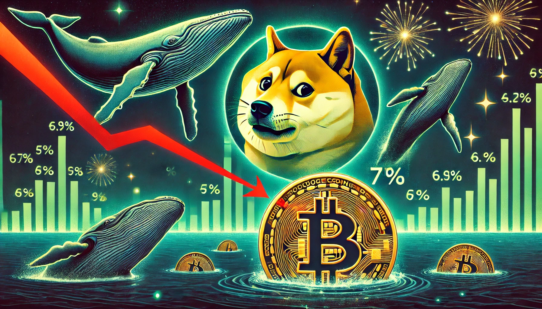 Las ballenas de Dogecoin siguen comprando: agregan 140 millones de DOGE a sus billeteras
