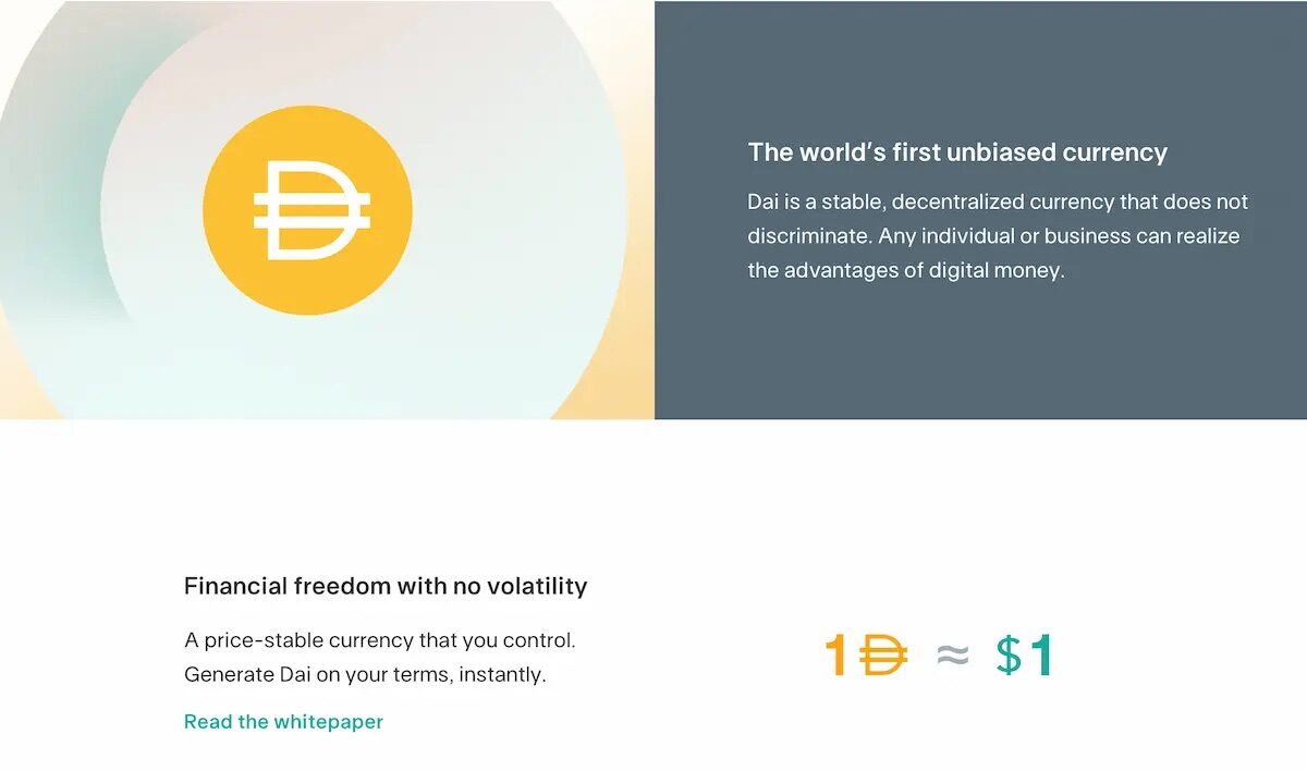 DAI ha logrado colarse entre las mejores stablecoins