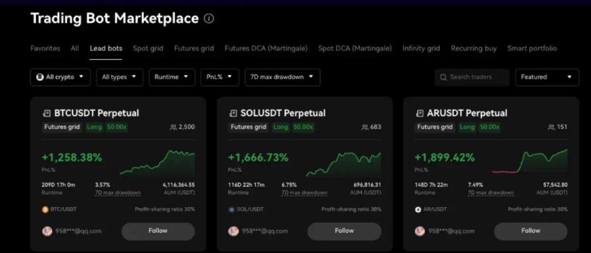 trading bot de OKX