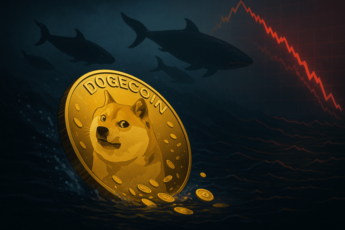 Dogecoin Down 13% As Whales Distribute $181 Million In DOGE