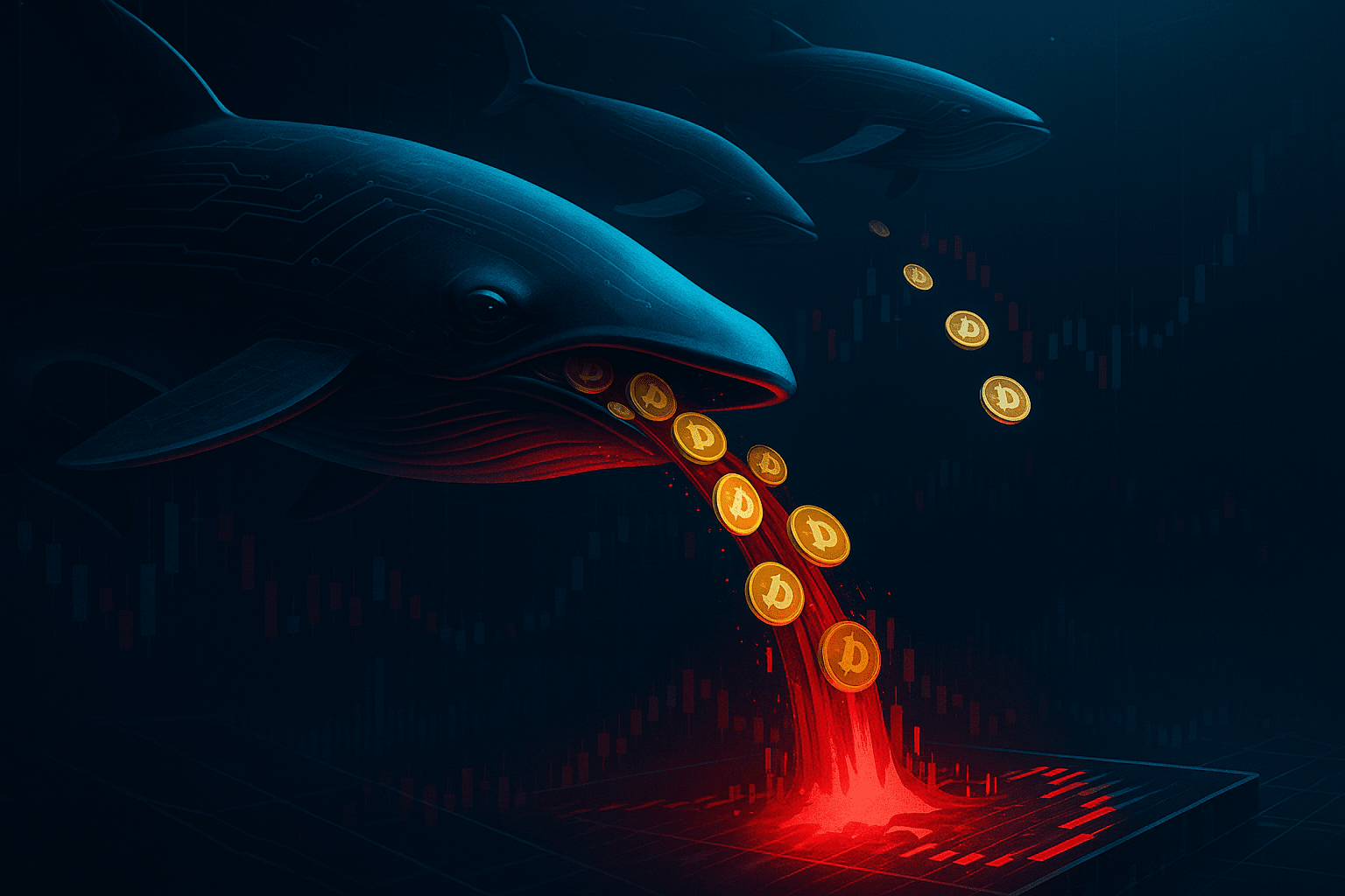 Dogecoin Plunges To $0.18 As Whales Sell 440 Million DOGE