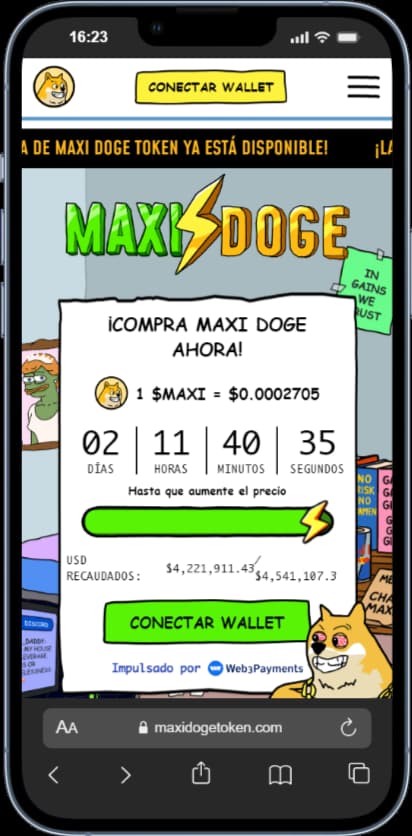 criptomonedas más volátiles y de alto riesgo con MaxiDoge