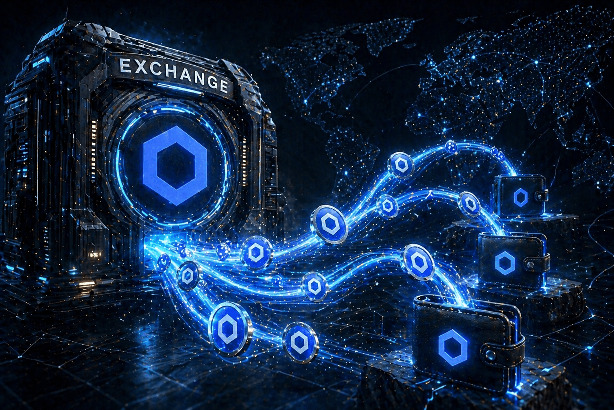 Chainlink registra su mayor retiro de exchanges desde diciembre: posible señal de acumulación