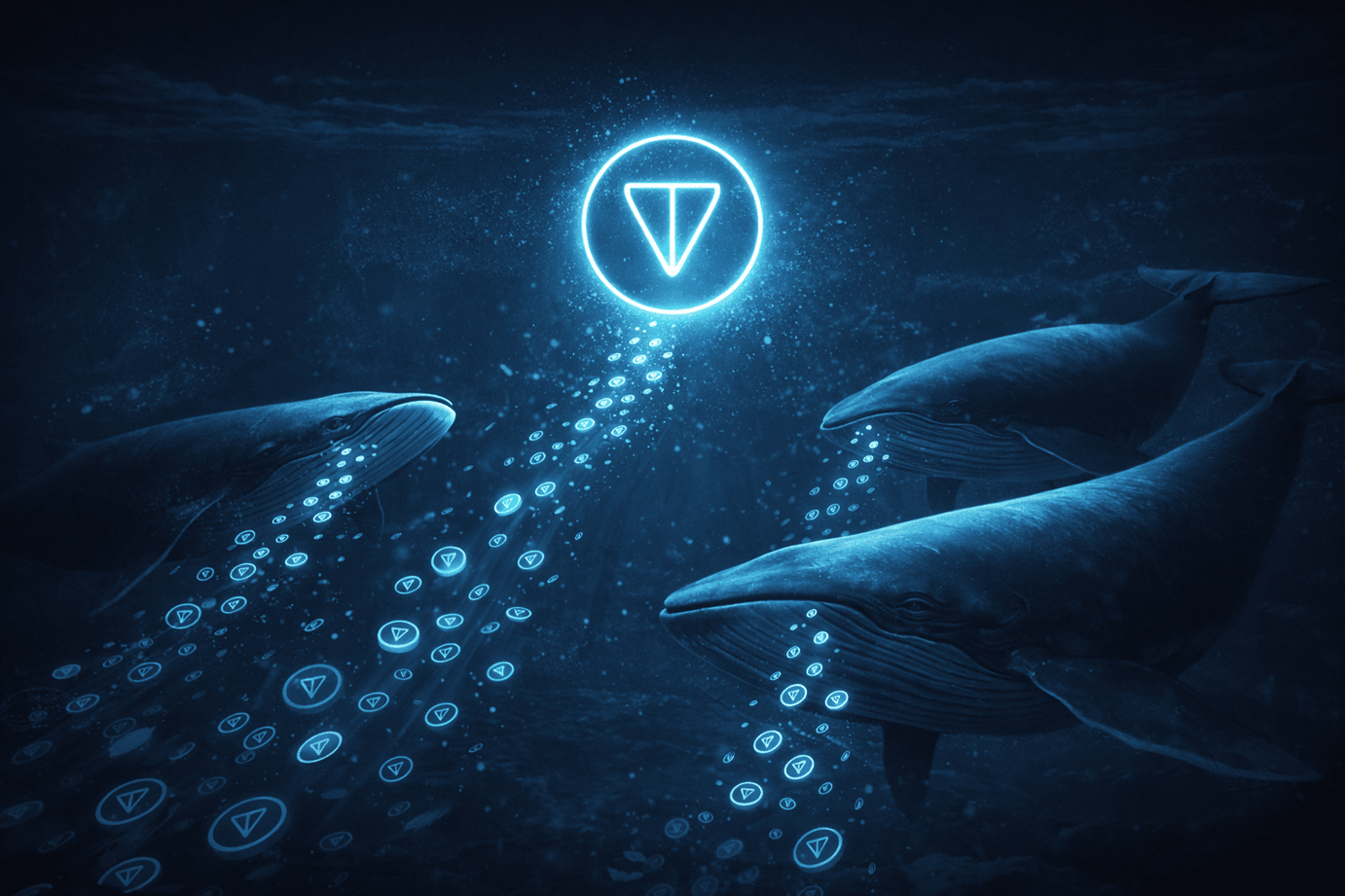 Toncoin: Ballenas gigantes acumulan activos mientras el precio sigue bajo