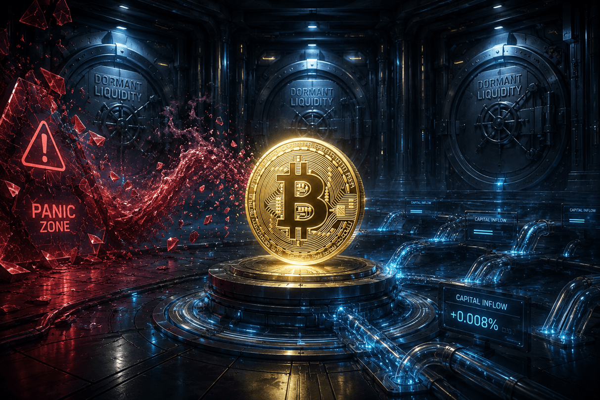 Bitcoin muestra mejora en datos on‑chain: el capital realizado sube lentamente y los flujos netos siguen débiles