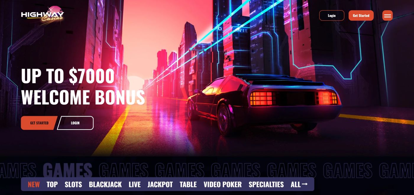 Highway casino homepage