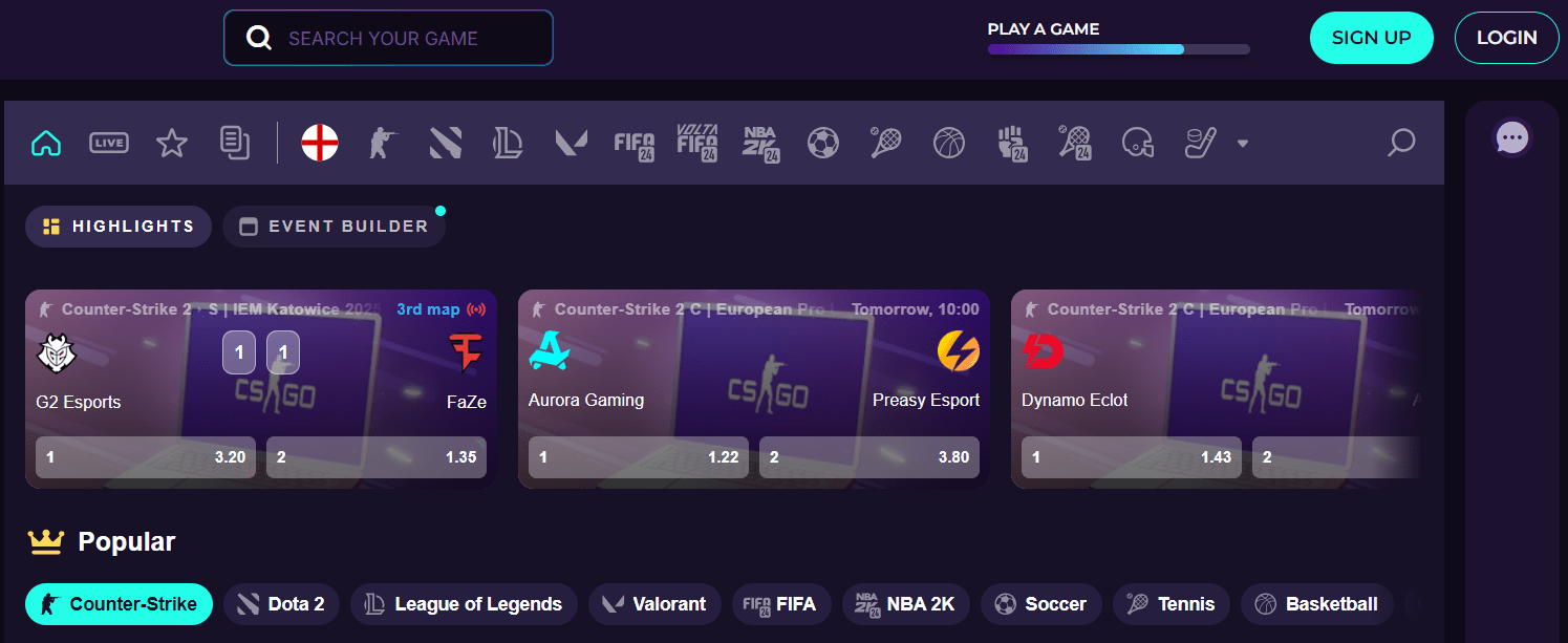 Online sázení na DisCasino