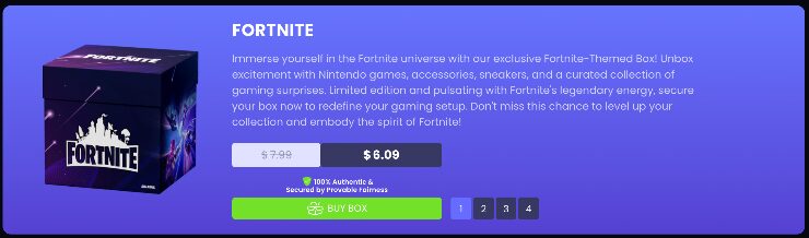 Fortnite mystery box