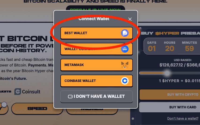 bitcoin hyper connect wallet