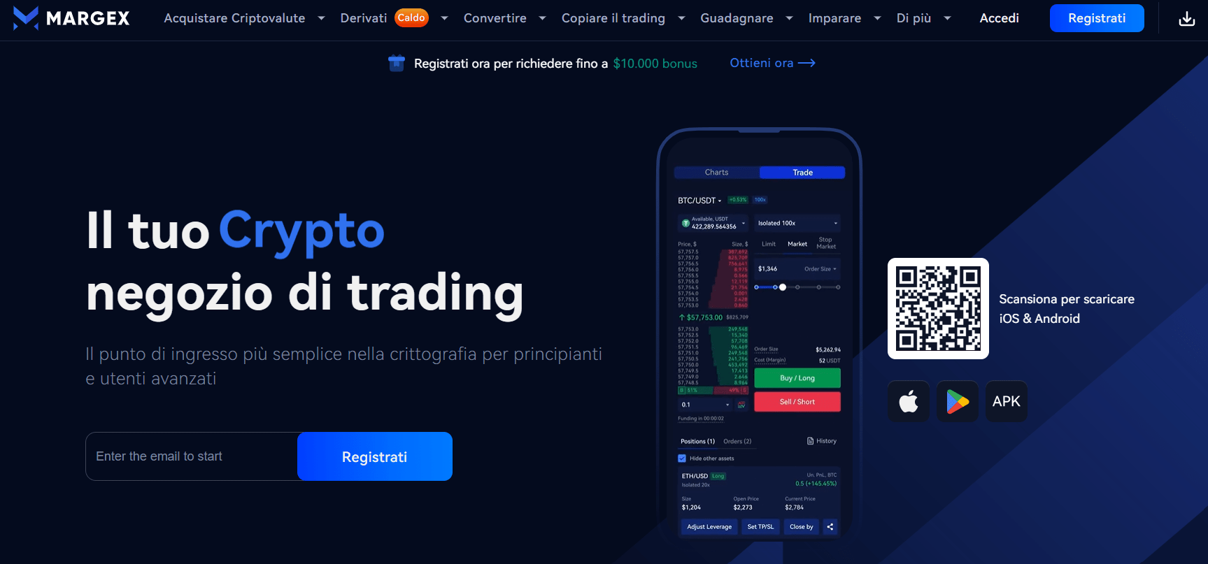 wallet crypto - margex