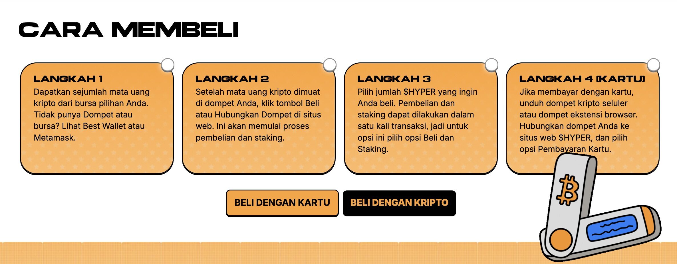 Cara beli Bitcoin Hyper - beli token $HYPER