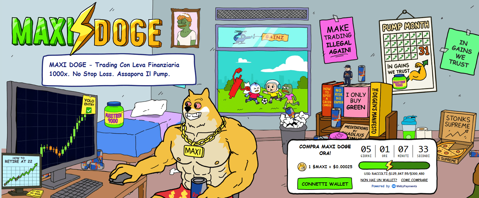 maxi doge home page ita