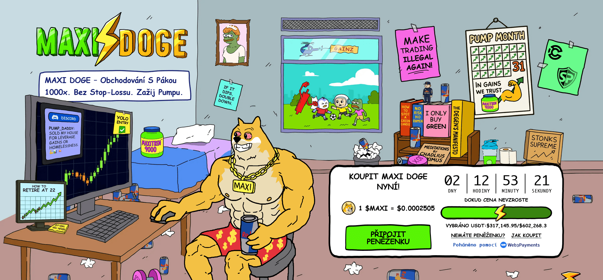 maxi doge předprodej - jak koupit kryptoměnu