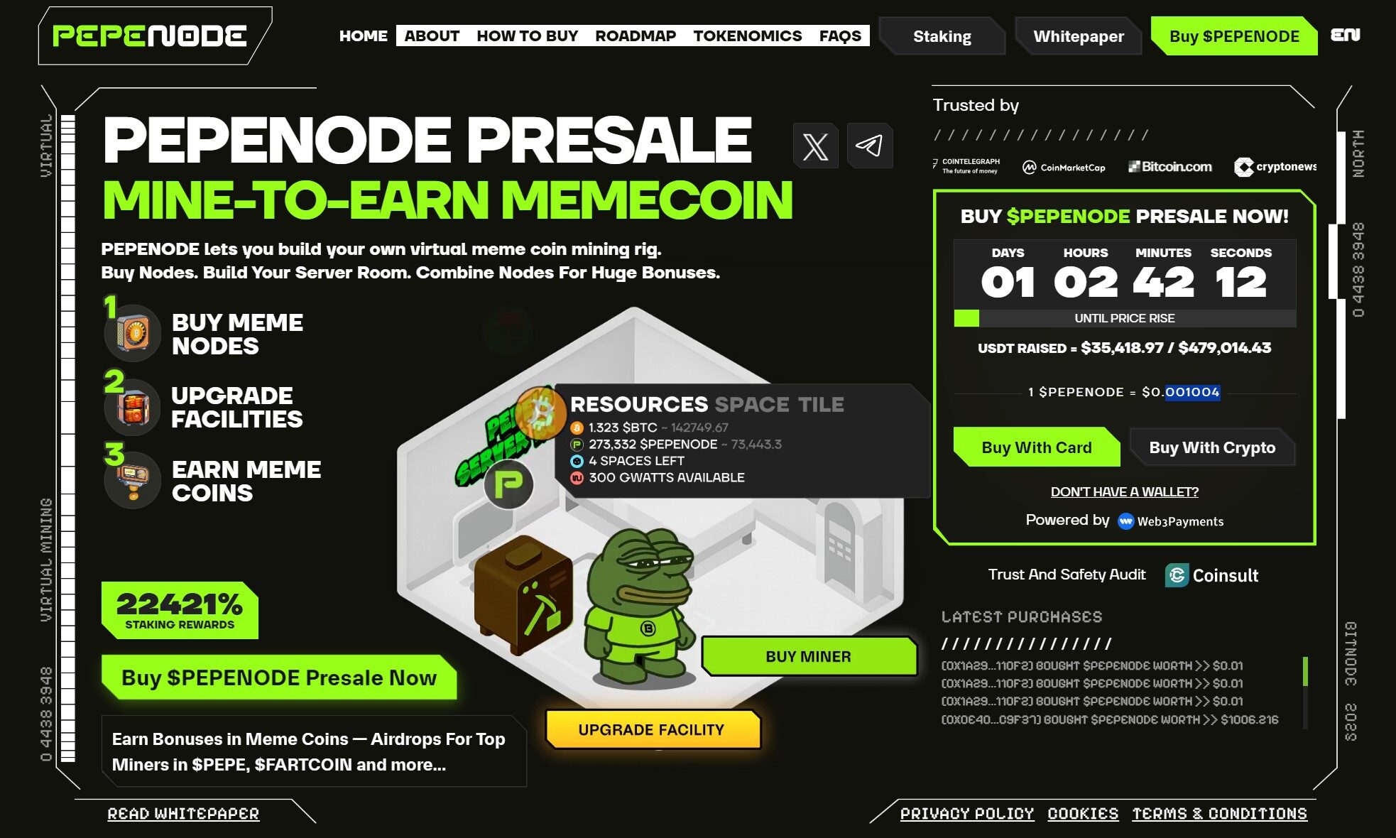 pepenode-main-page