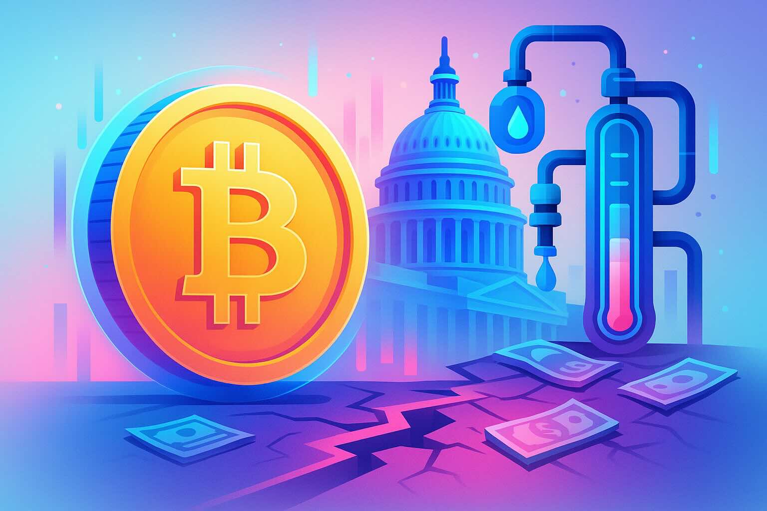 Bitcoin et fin du shutdown US : crise de liquidité en approche ?