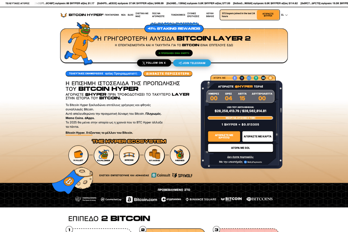 bitcoin hyper presale