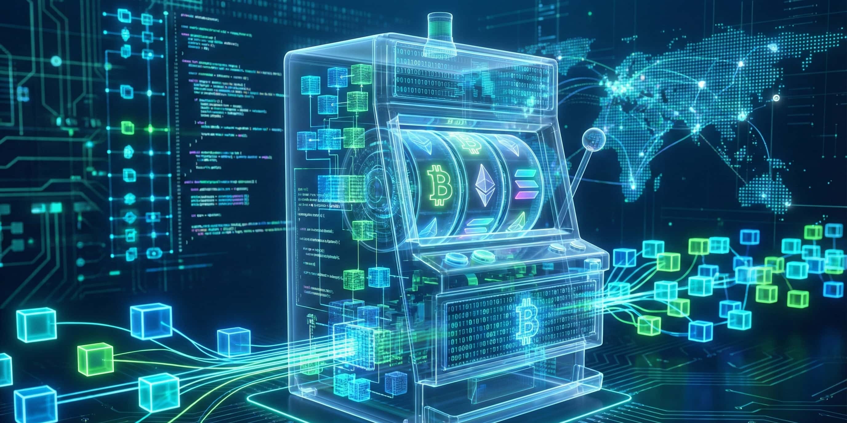 Crypto slot machine on the blockchain