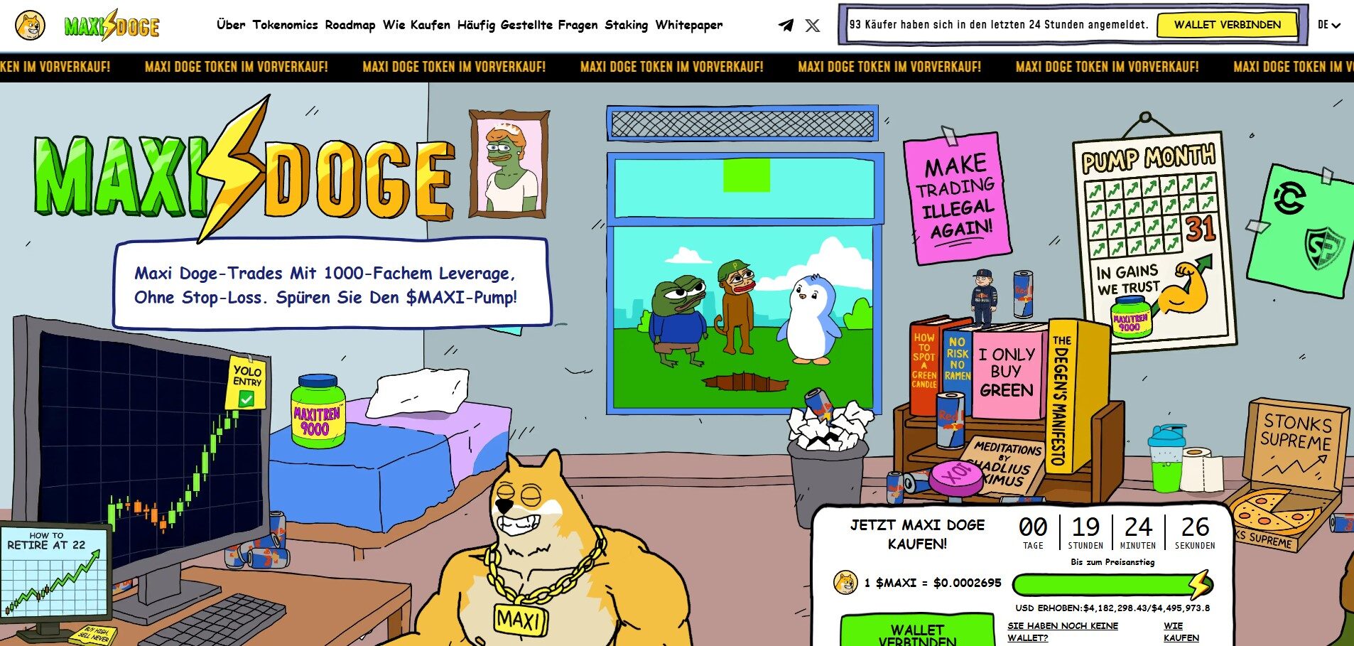 Maxi Doge (MAXI) richtig bewerten, bevor du investierst