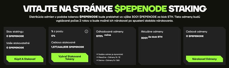 pepenode staking top altcoiny na nákup