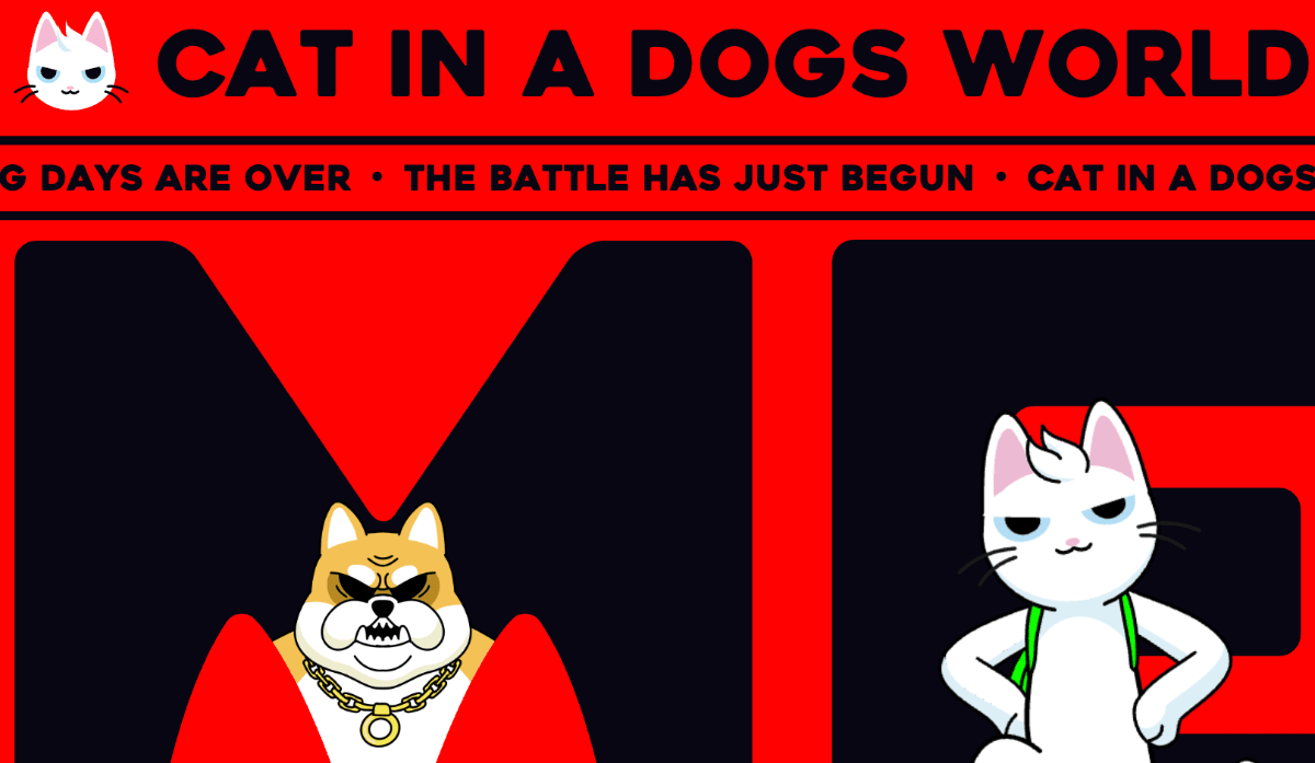 3. Cat in a Dogs World ($MEW) - katė, metusi iššūkį šunų užvaldytai Solanai
